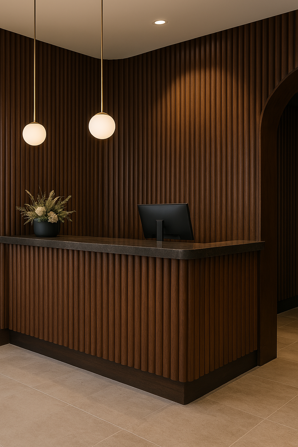 Luxury Hotel Reception Area